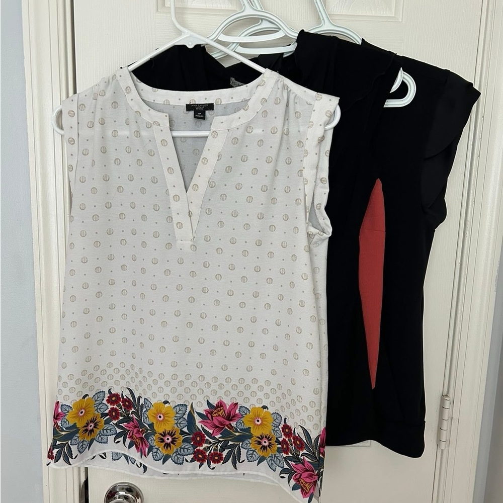 Lot of 4 Cute Sleeveless Tops for Work, Casual Ocassions
